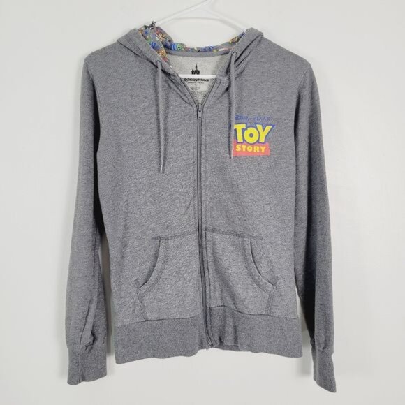 Disney Parks Resort Toy Story‎ Graphic Print Full Zip Hoodie Size Small - Picture 6 of 6